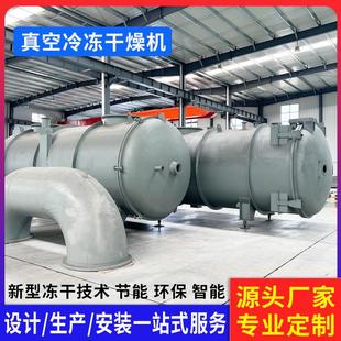 商用FD冻干机 蚂蟥蚯蚓真空冻干机 鳝鱼段甲鱼低温脱水冷冻干燥机