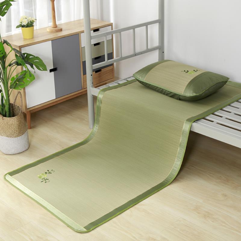 天然蔺草席学生席宿舍单人床凉席子0.8 0.9 1.1m1.2米床冰丝藤席