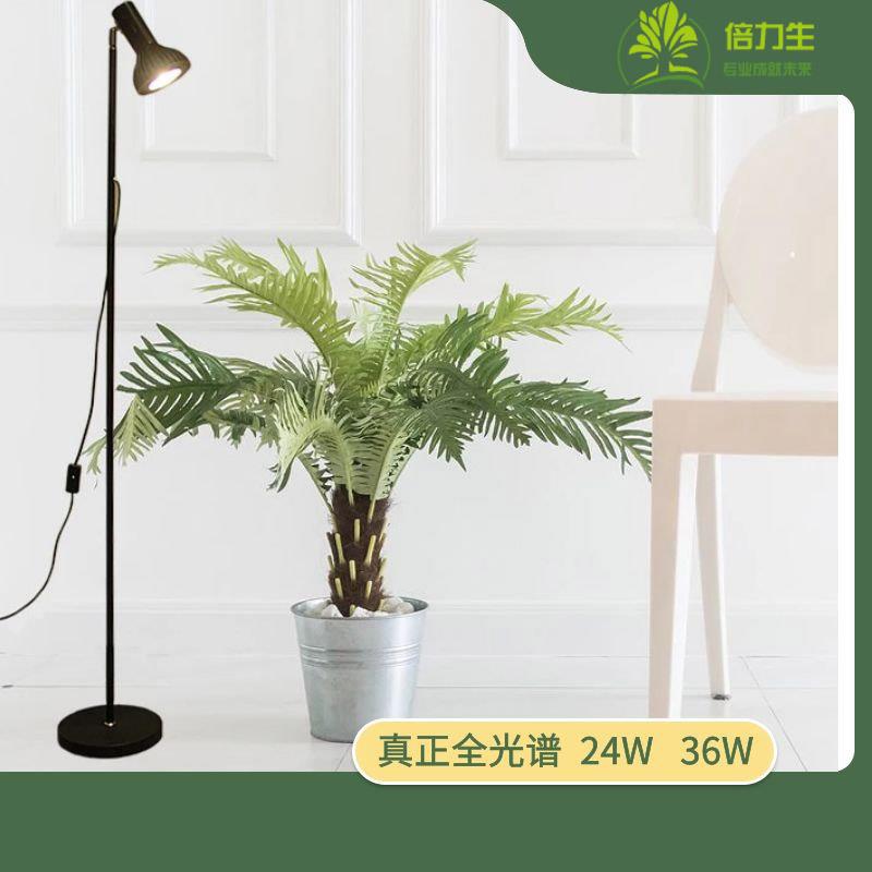 植物补光灯鱼缸灯雨林缸灯加热灯晒背灯落地灯高度分段可调单灯座