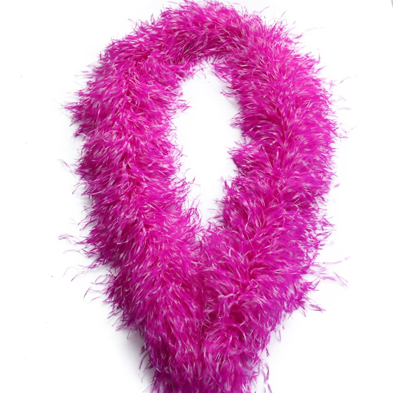 温册羽毛8层扎染鸵鸟毛条加密加厚围巾服装配饰礼服裙摆羽毛材料