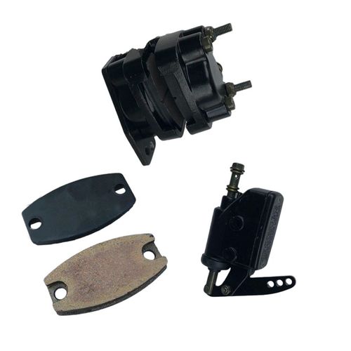 卡丁车漂移车改装四轮车刹车片刹车泵卡钳制动刹车盘全套驻车系统