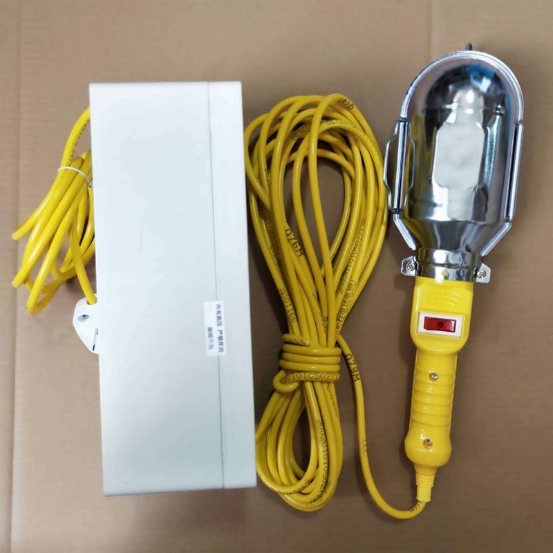 工地仓库检修行灯220V转12V24V36V灯泡100W移动低压工作灯