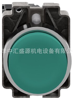 XB2BL31C绿色凸头按钮ZB2BL3C+ZB2BZ101C按钮开关1NO弹簧复位
