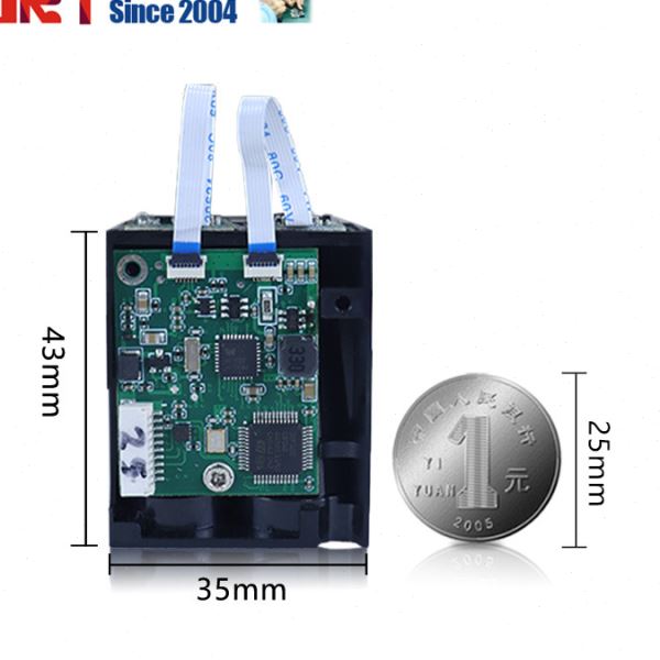 TOF激光测距模块 工业串口距离测量传感器模组 频率100Hz