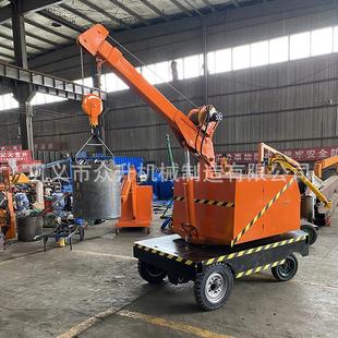 移动式 小吊机 运行式 小吊车液压旋转小吊车全自动0.5T1T2T移动式