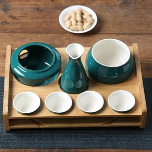 暖酒 厂促温酒器酒杯温酒壶家用烫酒黄酒煮酒器酒具加热烫酒壶老式