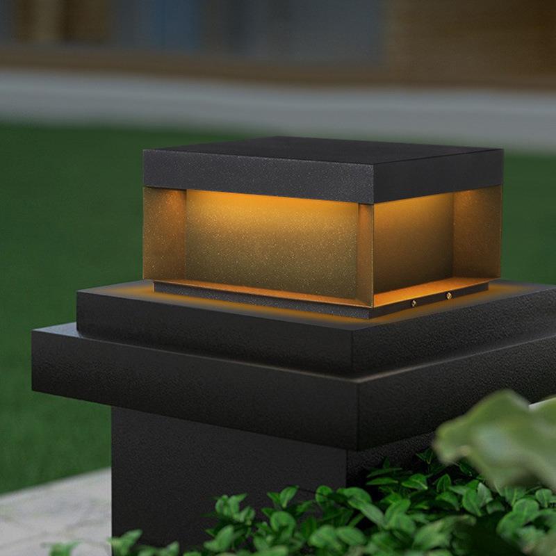 柱头灯花园别墅大门柱灯围墙柱子灯防水欧式庭院灯不锈钢庭院装饰