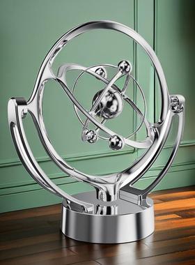 创意混沌摆件永动机不停止永动仪撞球磁悬浮科技摇摆器桌面牛顿摆