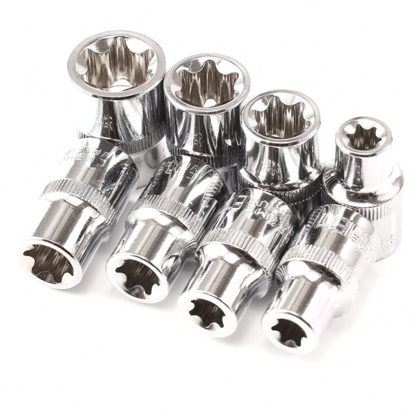 e型套筒 大飞花键套筒花型套筒E10E16E18E20E22 内花套筒工具套装