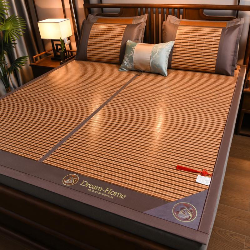 AB双面亲肤竹席可折叠凉席藤席竹席空调席学生宿舍单人双人凉席子