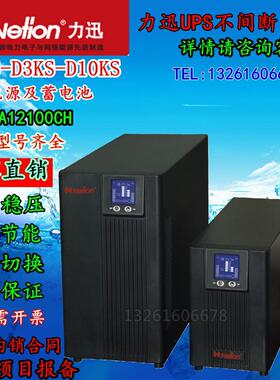 Netion力迅UPS电源D3KSD6KSD10K-60K蓄电池12V7AH17A24A38A65A100