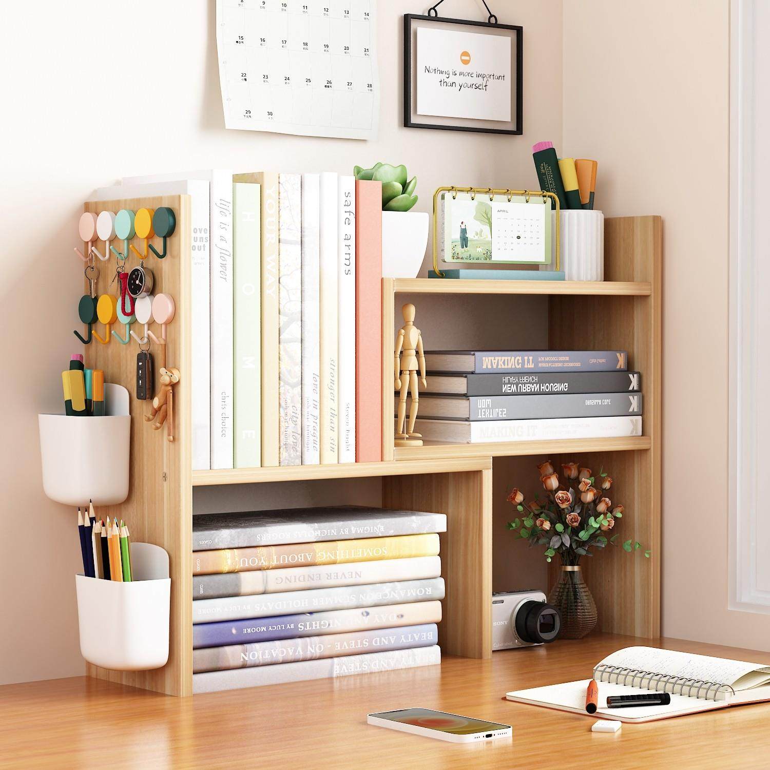 桌面置物架桌上书架办公桌收纳层架宿舍书桌学习桌多层小层架分层,住宅家具,书架,淘宝优惠券,粉丝福利购,淘宝优惠卷