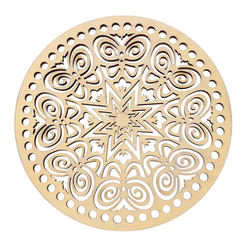 2pcs跨境新款 DIY木质包包底座木质编织斜挎手提女士包包盖子木片