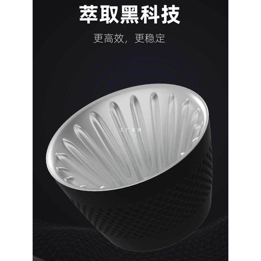 A5L咖啡滤杯套装双层不锈钢专业手冲V60滤纸蛋糕杯手冲壶套装