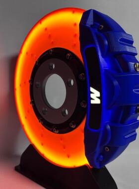 DIY氛围灯M刹车盘造型夜灯电竞房发光卡钳创意桌面壁挂LED气氛灯