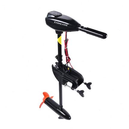 12v24v电动推进器船外机螺旋桨HX-46LBS船用推进器电动马达挂桨机