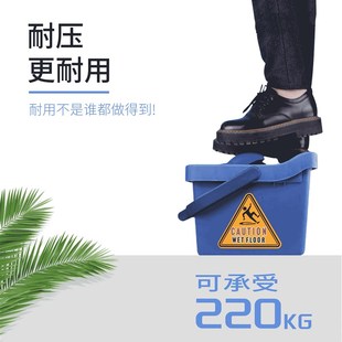 16L 出口迷你挤水桶 家用拖把桶 拖地拧干桶 脚踩加厚地拖桶9L