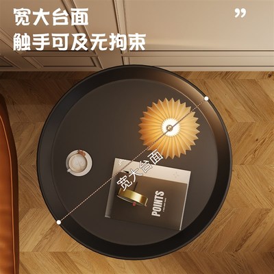 沙发边几可收纳现代简约小户型茶几卧室床头柜置物架阳台小圆桌子