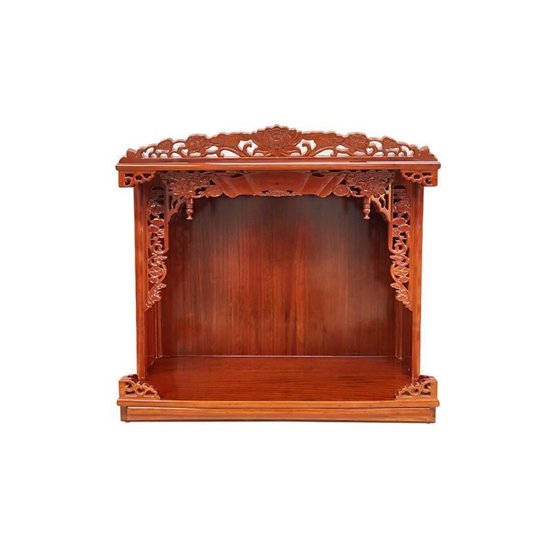 实木佛龛壁挂式供台神龛家用三圣供柜财神爷佛柜观音神像神台供桌