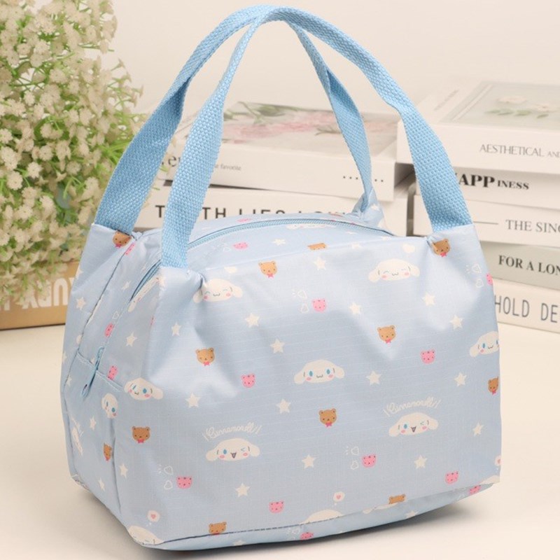 玉桂狗保温饭盒袋铝箔手提带饭包上班族防水便P当野餐大耳狗手拎