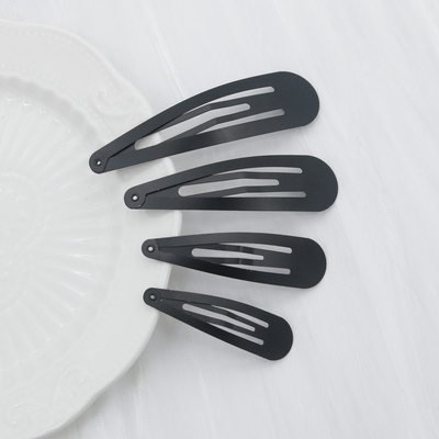 黑色哑光BB夹水滴BP夹弹簧发夹