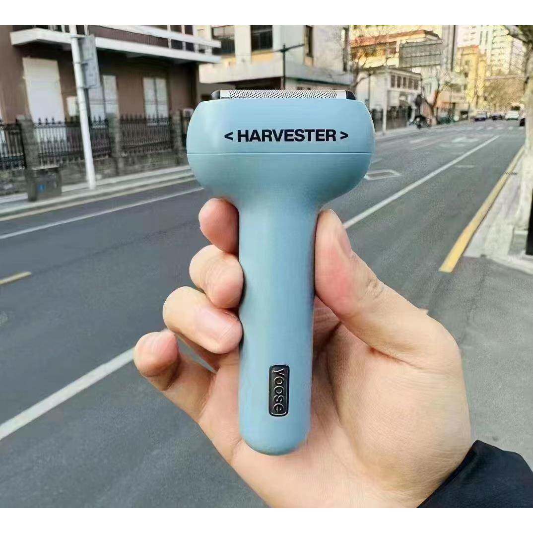 yoose有色电动剃须刀往复式迷你便携小彩鲨小银鲨礼盒包装送男友