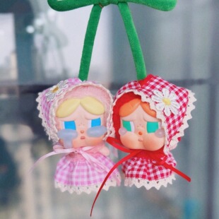 泡泡玛特爱神 眼泪搪胶crybaby哭娃甜在一起可爱毛绒纯手工娃衣