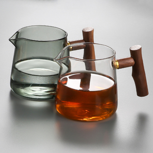 玻璃公道杯茶漏一体耐热防炸家用办公室分茶器功夫茶具茶海带茶滤