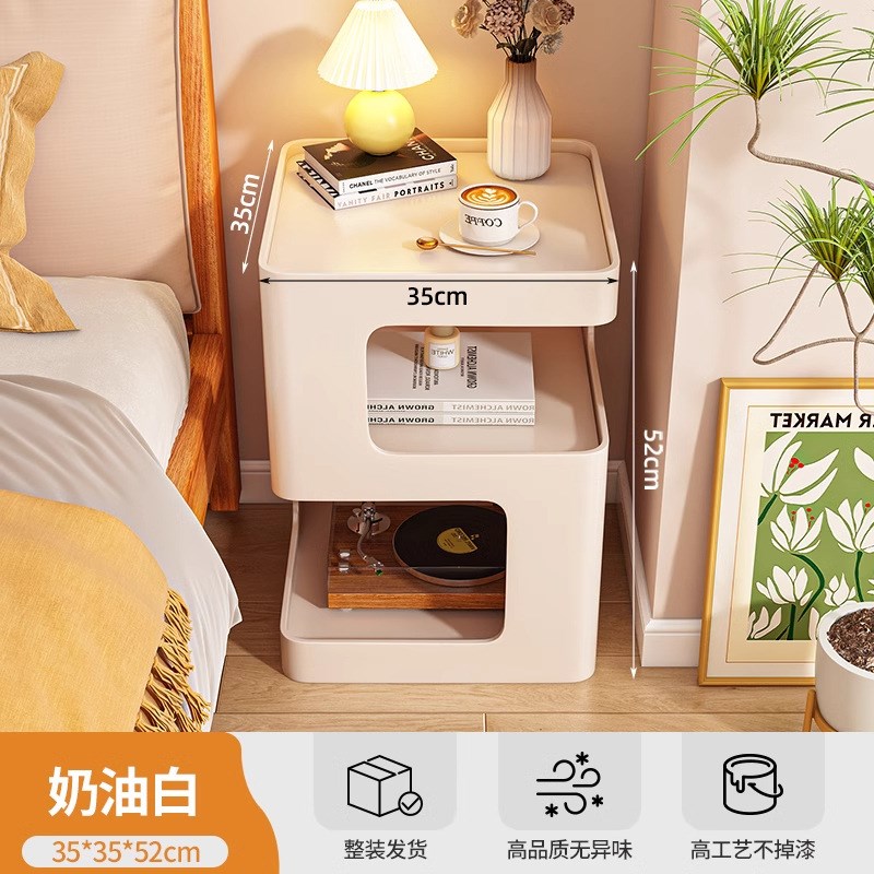 轻奢沙发边几小户型客厅迷你小茶几卧室床头柜简约现代置物架桌子