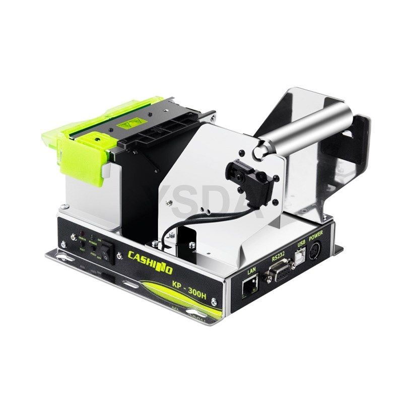 热敏小票打印机 KP-300H带装纸支架网络接口嵌入式打印机