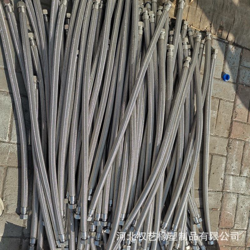 现货供应316平头丝扣编织软管不锈钢工业波纹管304不锈钢金属软管