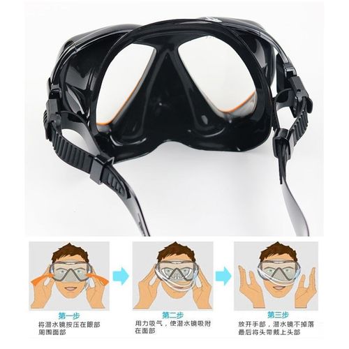 新品浮潜三宝水肺成人男女近视全干式防雾深潜装备专业潜水镜面镜