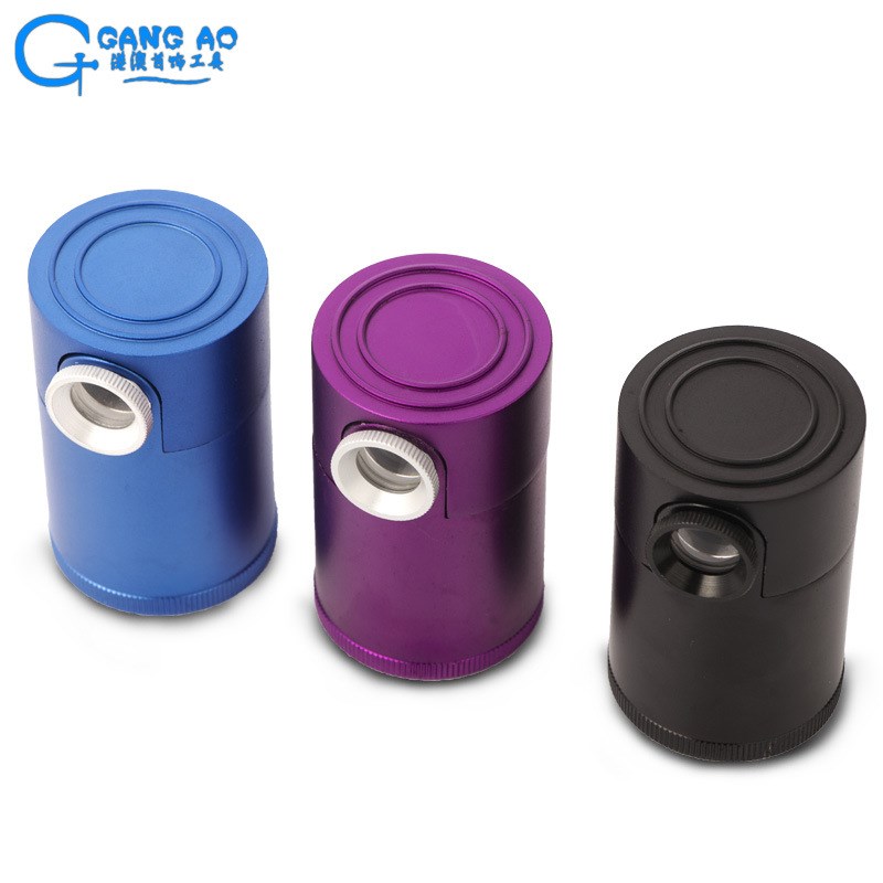 钻石腰码镜腰围镜放大镜金属圆筒GIA编码观察镜10倍钻石镭射号码