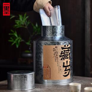 I9AT寿眉陈皮专用散茶储存罐子大号密封防潮普洱白茶饼茶叶箱马口