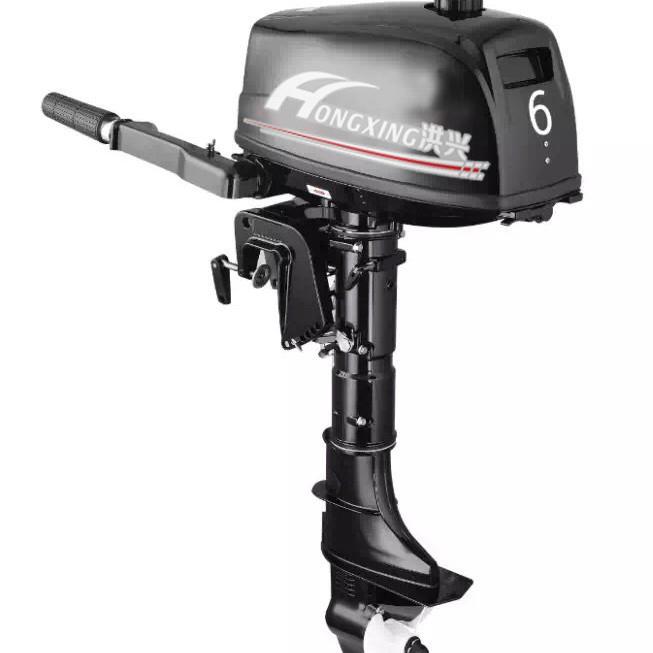 防汛应急冲锋舟推进器汽油发动机钓鱼船船外机橡皮艇皮划艇挂浆机