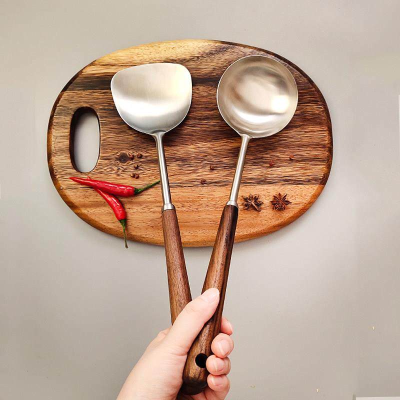 304锅铲炒菜铲子家用不锈钢炒铲炒勺子套装厨房炒菜用的铁铲汤勺,厨房/烹饪用具,锅铲,淘宝优惠券,粉丝福利购,淘宝优惠卷