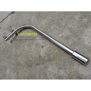 户外路灯电线杆抱箍灯杆LED20W30W40瓦不锈钢304挑臂支架吸墙杆