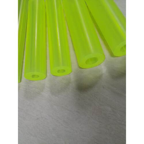 内径10-50mmPU管牛筋优力胶棒PU棒聚氨酯管棒空心棒带孔弹力胶