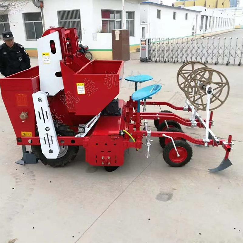 单垄双行土豆种植机座机式土豆播种机座驾式土豆种植机种土豆机