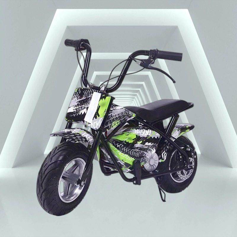 哈雷儿童电动摩托车两轮学生越野赛车可坐大人胡萝卜电动代步车