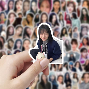 280张KimJisoo金智秀贴纸blackpink成员明星周边高清照片装饰贴画