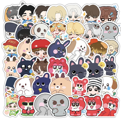 206张riize物料贴纸拉椅子宋银硕郑成灿韩系男团卡通周边diy贴画