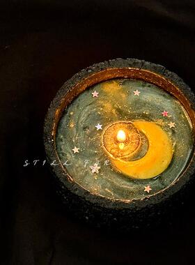 STILL【月亮融化瞭】ins小众氛围感香薰蜡烛家用室内送女生日礼物