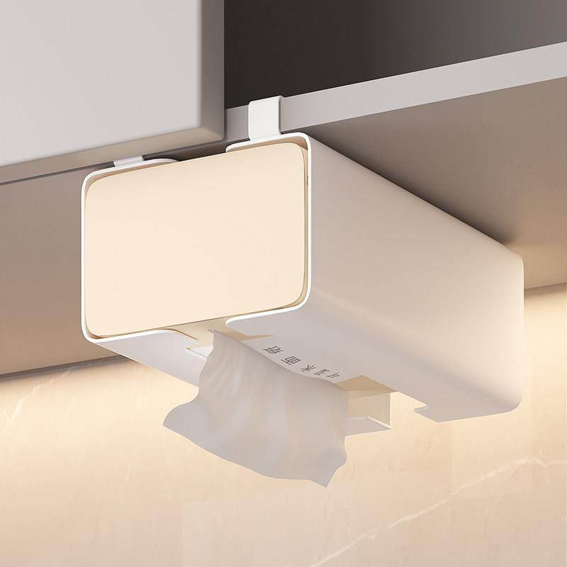 厨房纸巾盒抽纸收纳盒湿巾置物架橱柜吊柜专用免打孔下挂式悬挂架,收纳整理,纸巾架,淘宝优惠券,粉丝福利购,淘宝优惠卷