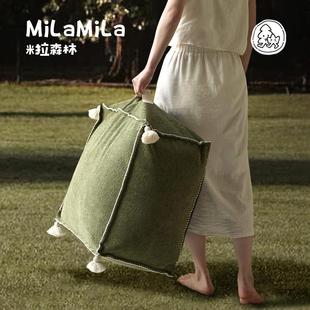 方糖 MILA米拉 客厅坐墩懒人沙发阳台蒲团脚踏坐垫家用墩子圣诞