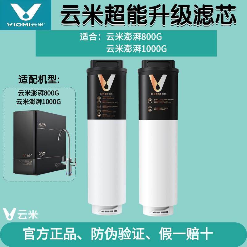 云米澎湃净水器800G/1000G MR872/1072-A 5in1复合RO反渗透膜滤芯