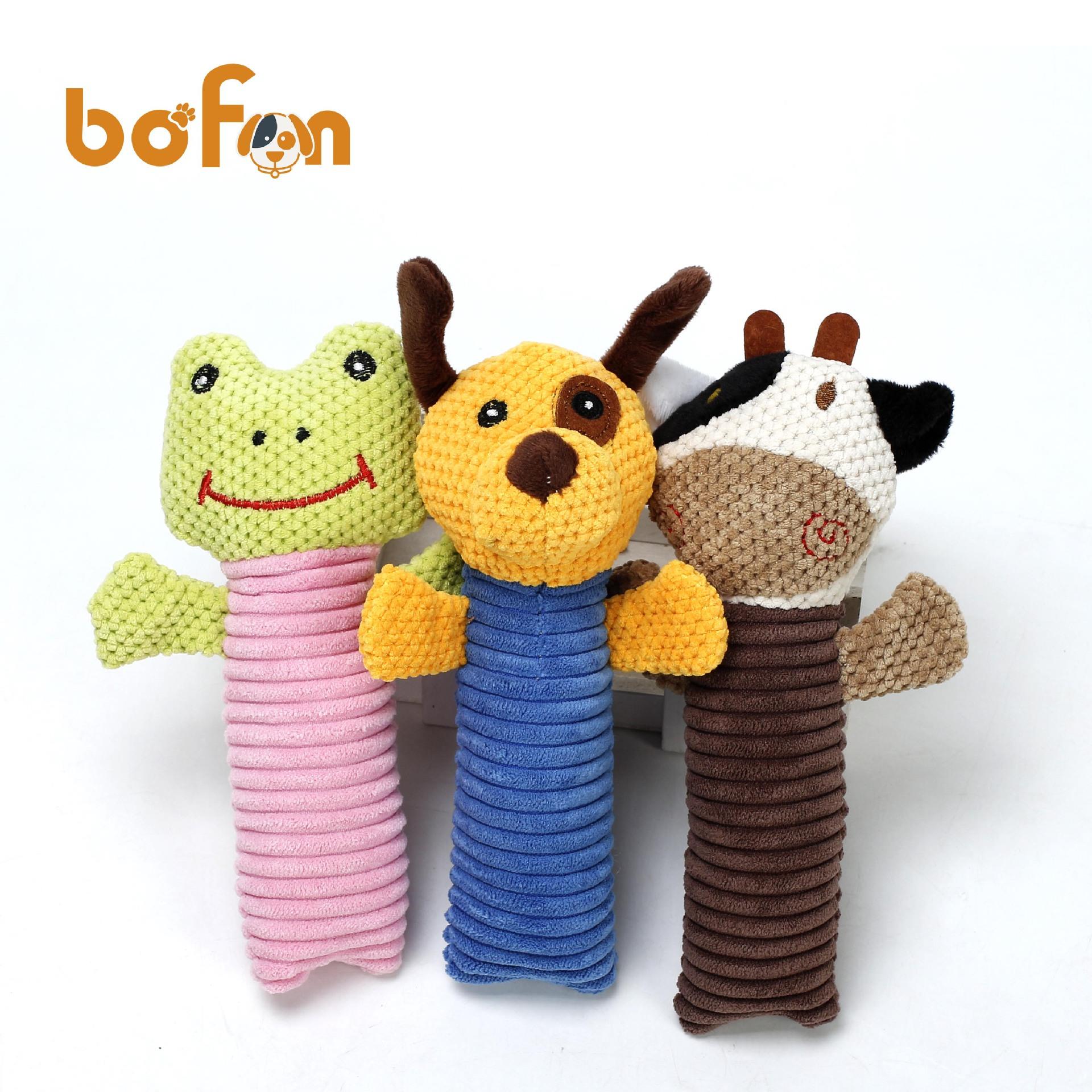 宠物狗毛绒玩具高档玉米绒材料卡通宠物玩具现货厂家直销定制