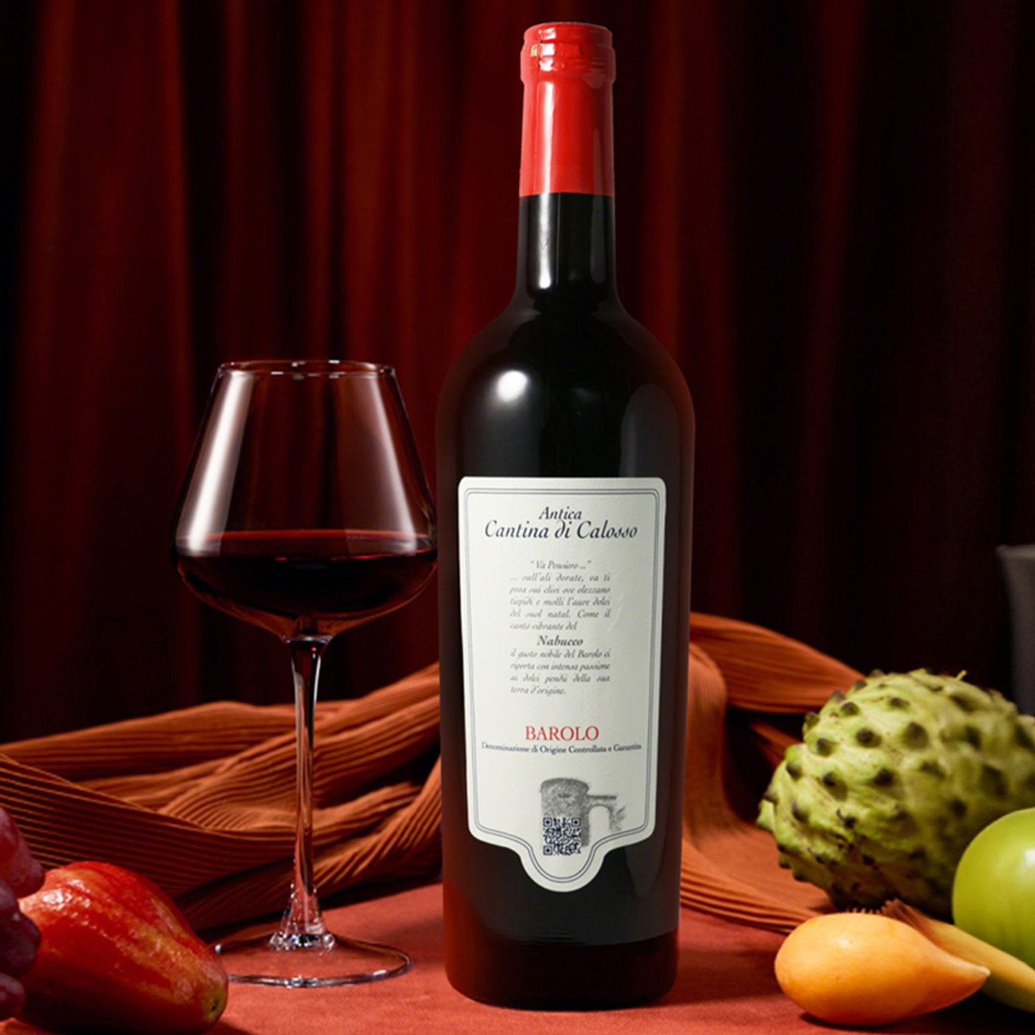 意大利万多·墨兰巴罗洛窖藏干红葡萄酒