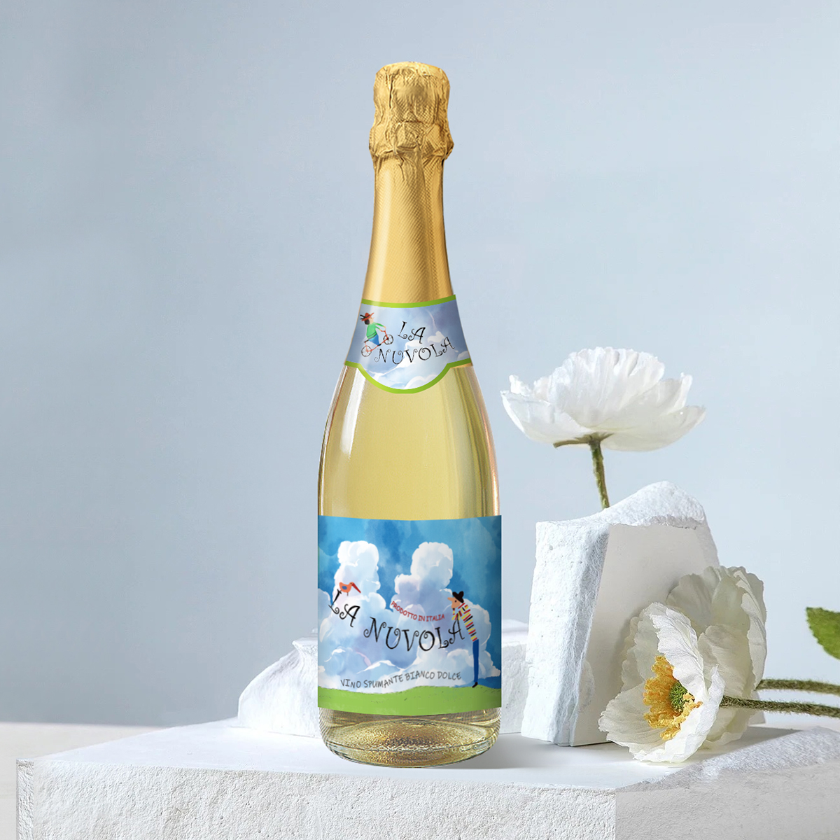 意大利朵拉低醇甜白起泡葡萄酒微醺女士