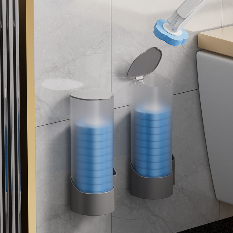 一次性马桶刷套装卫生间无死角无菌家用可抛替换清洁刷头厕所刷子